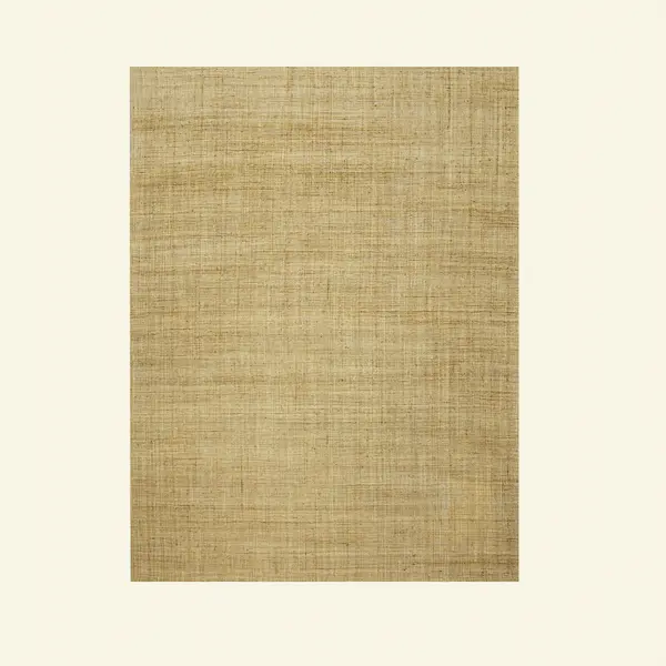 Full view of Dune Linen Weave Jute Rug in warm dune tone