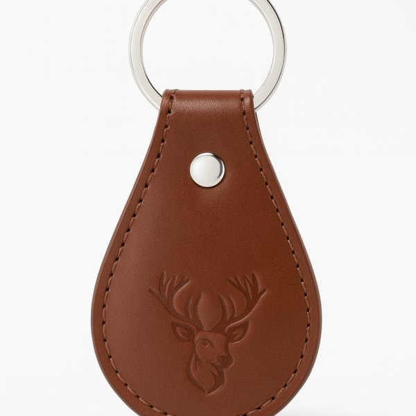 Leather Embossed Key FOB