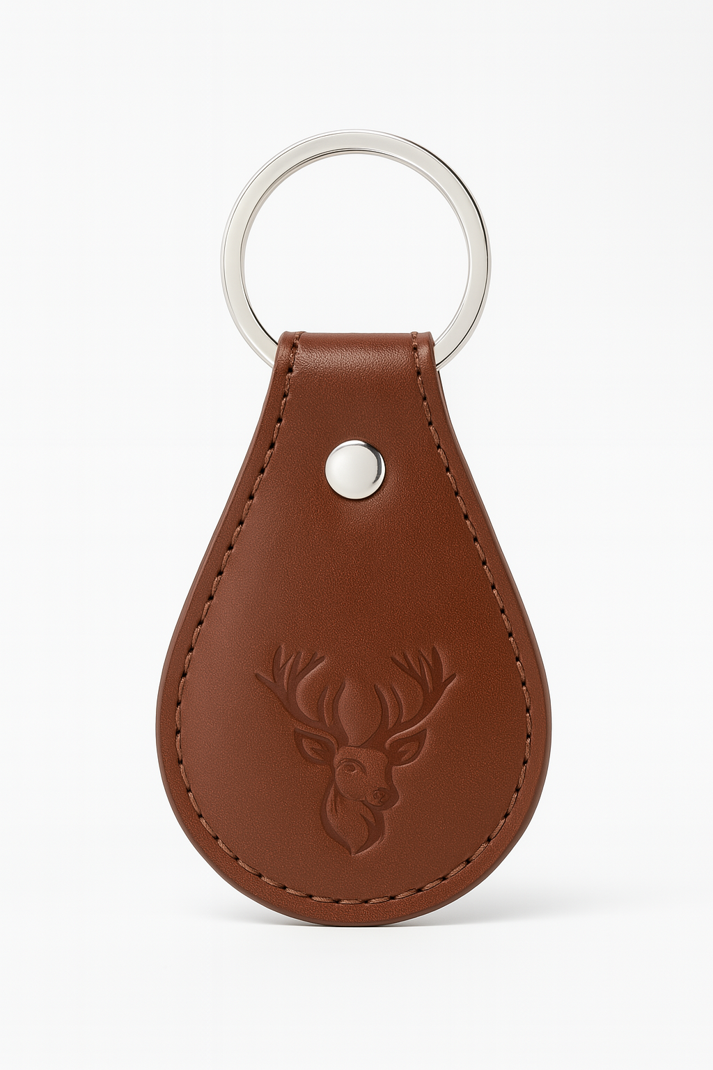 Leather Embossed Key FOB