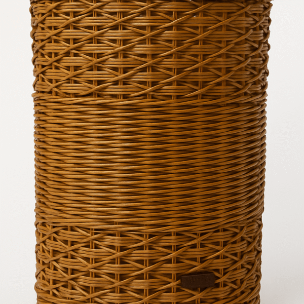 Round Wicker Laundry Hamper