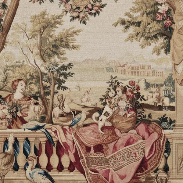 Statuesque Hunt Handwoven Tapestry - Image 2