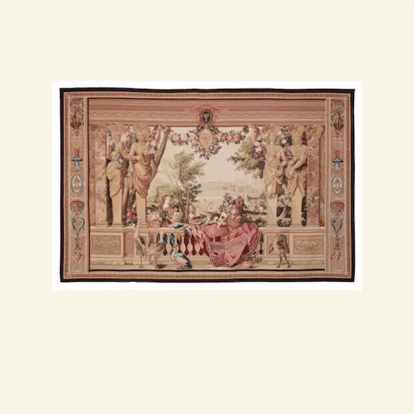Statuesque Hunt Handwoven Tapestry