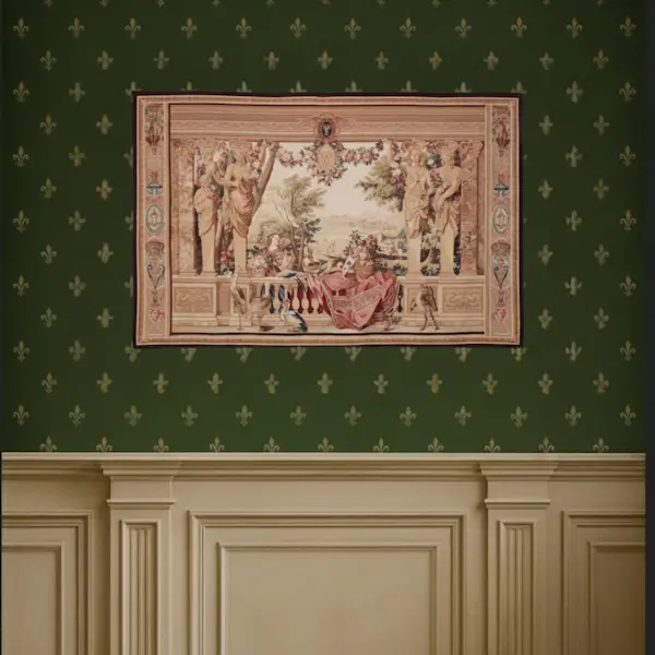 Statuesque Hunt Handwoven Tapestry - Image 3