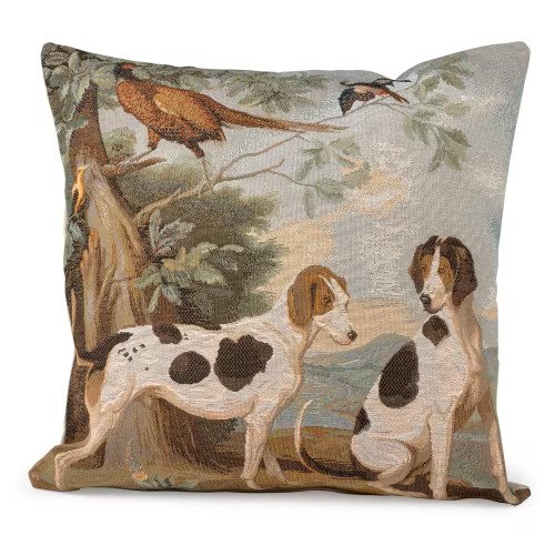 Hunting Dogs & Pheasant Tapestry Cushion