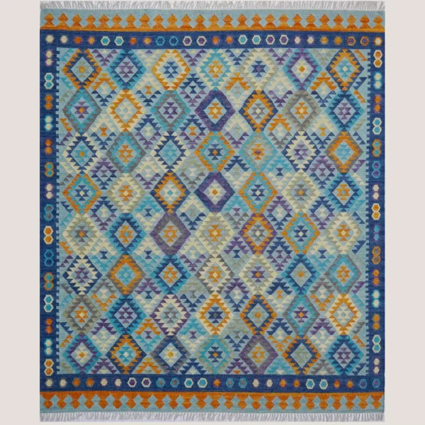 Festival Peaks Wool Kilim Rug